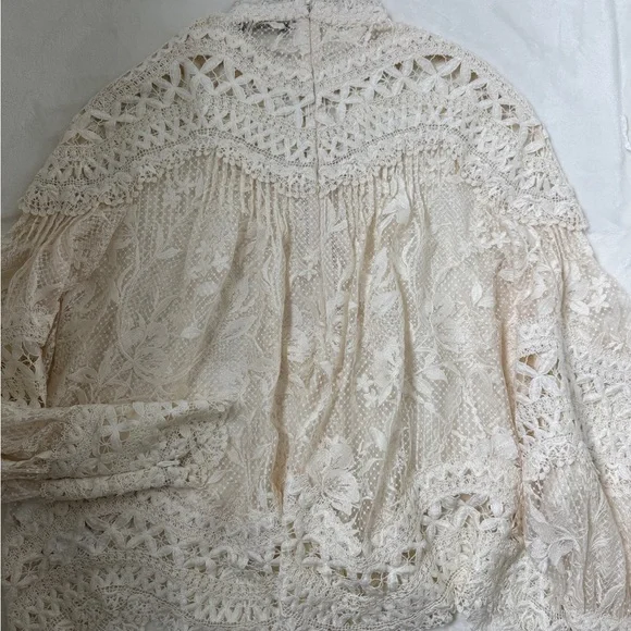 Rich Radi Qs NYC intricate Lace cutout Top - Picture 7 of 13